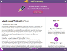 Tablet Screenshot of lawessays.org